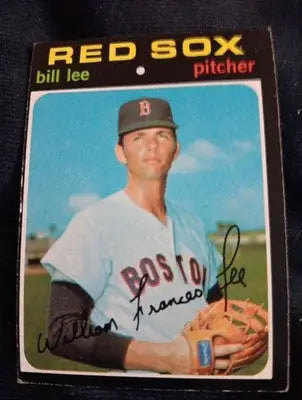 1971 Topps - Bill Lee #58. Boston Red Sox. VG+ - Baseball Card Single