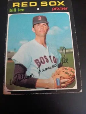 1971 Topps - Bill Lee #58. Boston Red Sox. VG - VG+ - Baseball Card Single