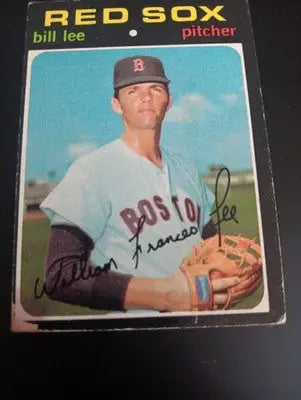 1971 Topps - Bill Lee #58. Boston Red Sox. VG - VG+ - Baseball Card Single