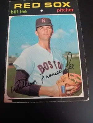 1971 Topps - Bill Lee #58. Boston Red Sox. VG - VG+ - Baseball Card Single