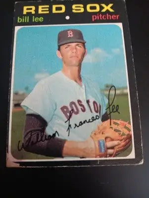1971 Topps - Bill Lee #58. Boston Red Sox. VG - VG+ - Baseball Card Single