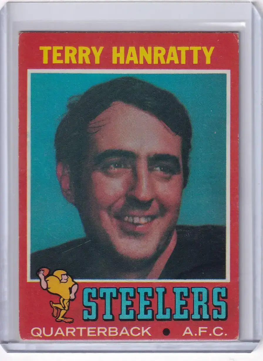 1971 Topps Football #30 Terry Hanratty - Pittsburgh Steelers RC