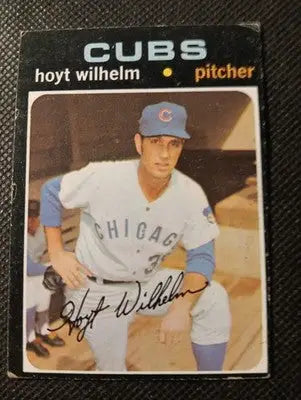 1971 Topps - Hoyt Wilhelm #248. Chicago Cubs. VG+ - Baseball Card Single