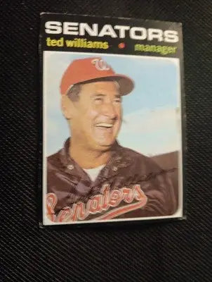 1971 Topps - Ted Williams #380. Mgr. Wash. Senators. VG+ - EX - Baseball Card Single