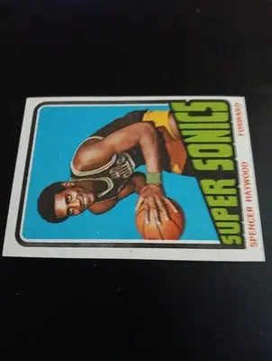 1972-73 Topps - Spencer Haywood #10. Seattle Supersonics. NRMT+ - Basketball Card Single