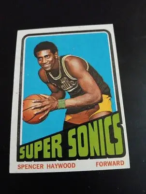 1972-73 Topps - Spencer Haywood #10. Seattle Supersonics. NRMT+ - Basketball Card Single