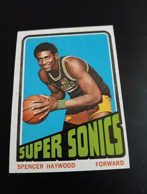 1972-73 Topps - Spencer Haywood #10. Seattle Supersonics. NRMT+ - Basketball Card Single