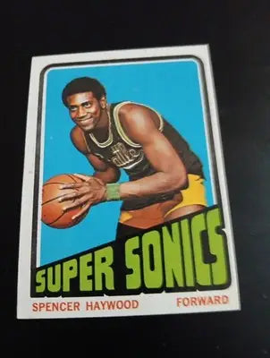 1972-73 Topps - Spencer Haywood #10. Seattle Supersonics. NRMT+ - Basketball Card Single