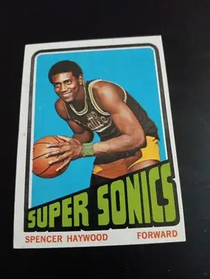 1972-73 Topps - Spencer Haywood #10. Seattle Supersonics. NRMT+ - Basketball Card Single