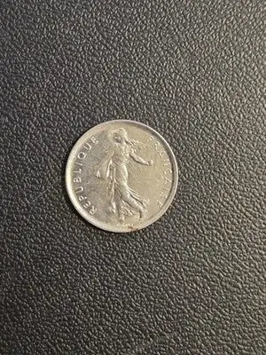 1972 France 5 Francs - Semeuse (The Sower) French Coin - SKU: 258 - Coins & Currency