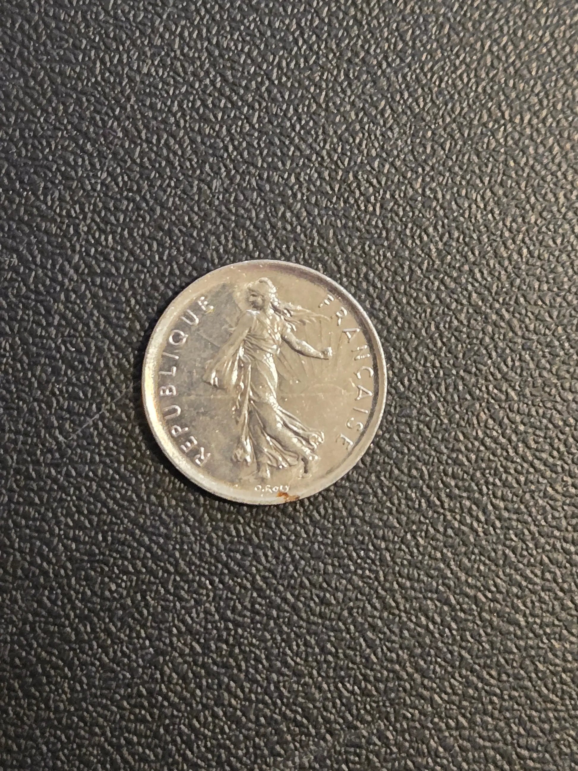 1972 France 5 Francs - Semeuse (The Sower) French Coin - SKU: 258 - Coins & Currency