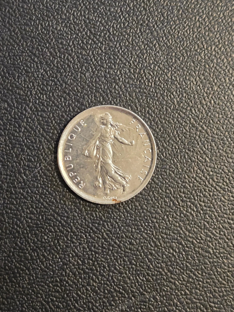 1972 France 5 Francs - Semeuse (The Sower) French Coin - SKU: 258 - Coins & Currency