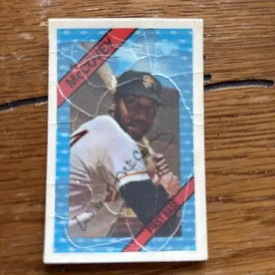 1972 Kellogg’s 3-D Super Stars - Willie McCovey #07 Career HR 370 - Baseball Card Single