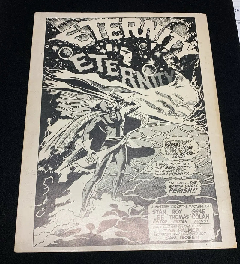 1972 Marvel Times #1 FANZINE Ghost Rider Spotlight #5 Cover Preview Conan