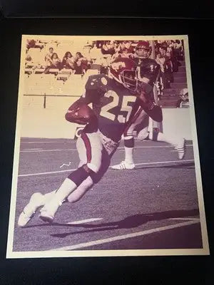 1972 SMU Mustangs Wayne Morris Dave Campbell Texas Football 8x10 Proof Photo - Photo
