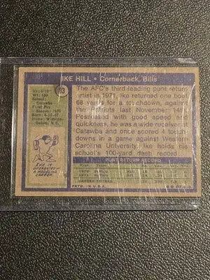 1972 Topps #83 Ike Hill - Football Card Single