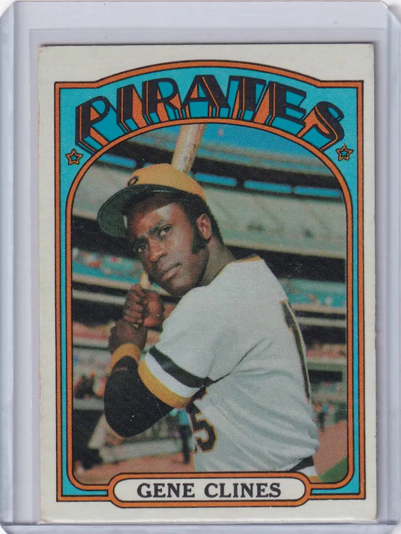 1972 Topps Baseball #152 Gene Clines - Pittsburgh Pirates