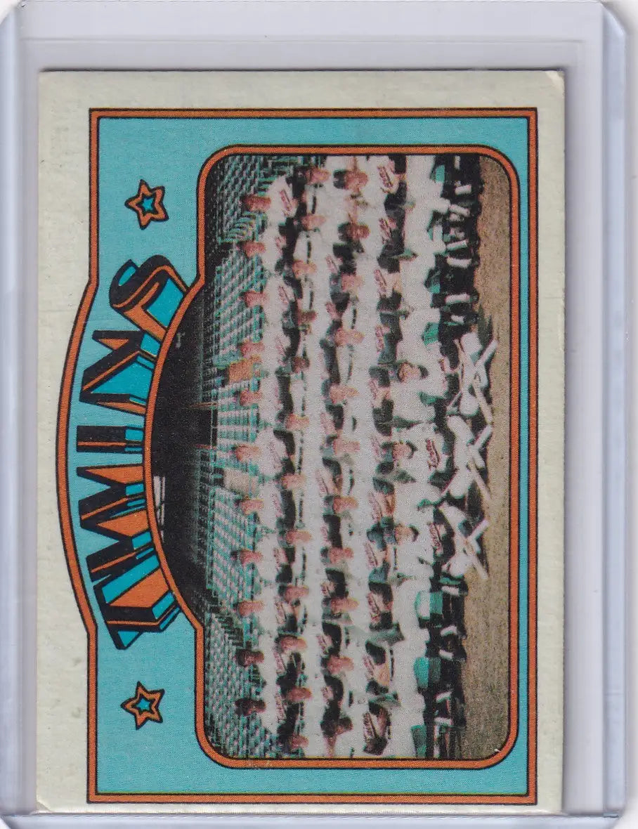 1972 Topps Baseball #156 Minnesota Twins TC - Minnesota Twins
