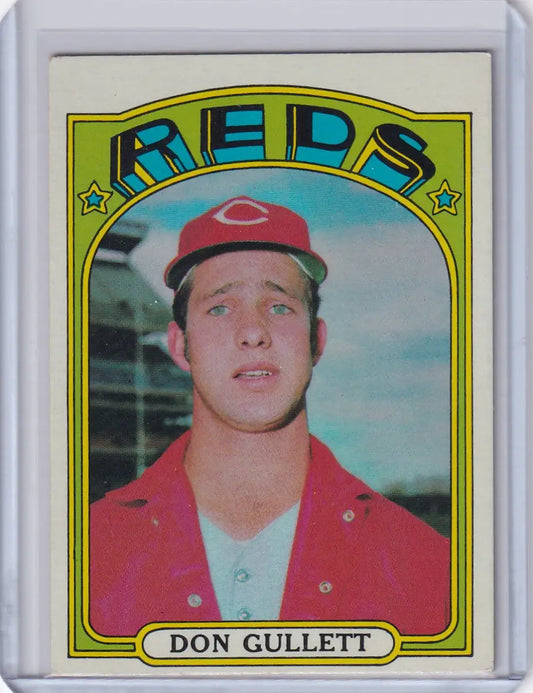 1972 Topps Baseball #157 Don Gullett - Cincinnati Reds - Baseball Card Single