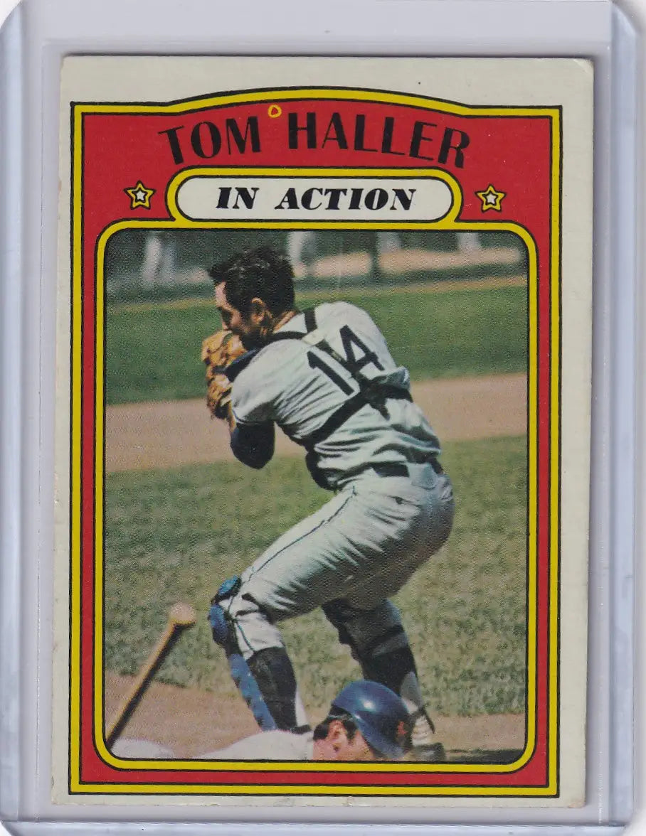 1972 Topps Baseball #176 Tom Haller IA - Detroit Tigers