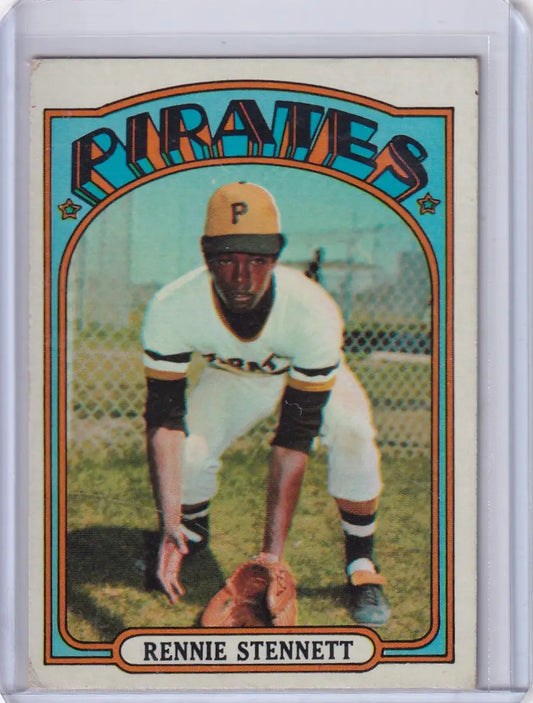 1972 Topps Baseball #219 Rennie Stennett RC - Pittsburgh Pirates - Baseball Card Single