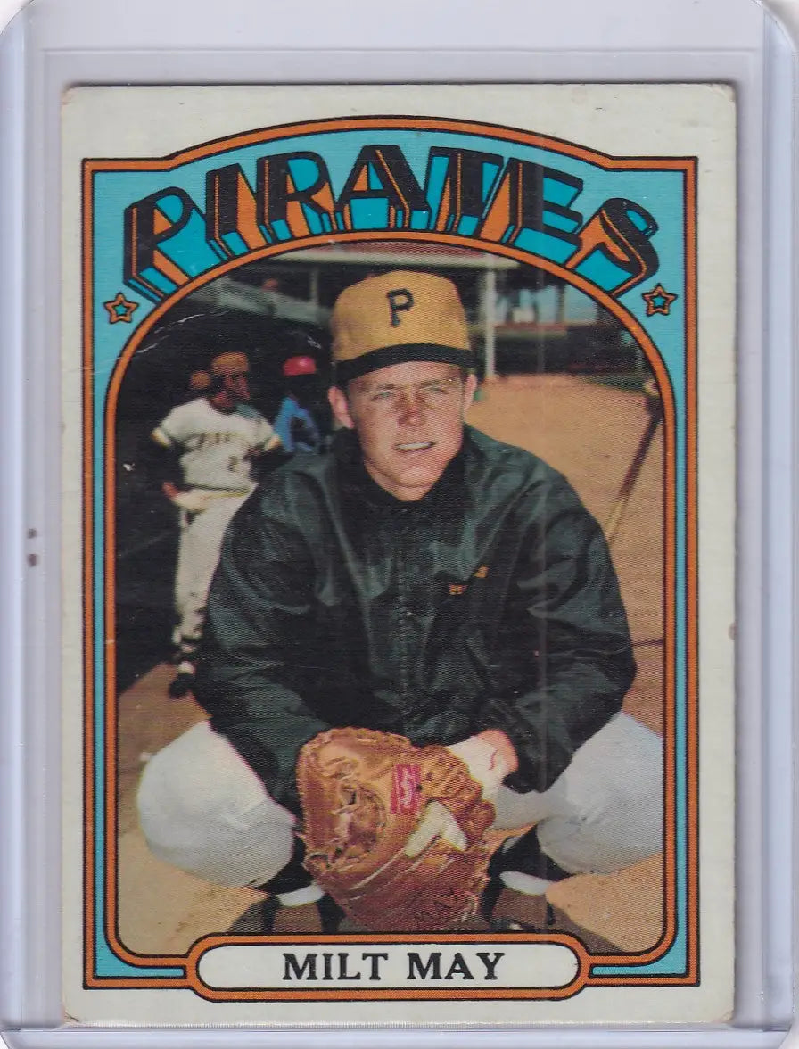 1972 Topps Baseball #247 Milt May - Pittsburgh Pirates
