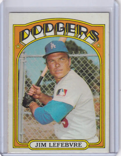 1972 Topps Baseball #369 Jim Lefebvre from the Los Angeles Dodgers collection