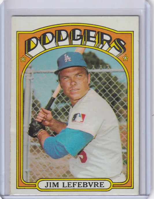 1972 Topps Baseball #369 Jim Lefebvre from the Los Angeles Dodgers collection