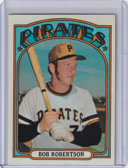 1972 Topps Baseball #429 Bob Robertson card featuring Pittsburgh Pirates player