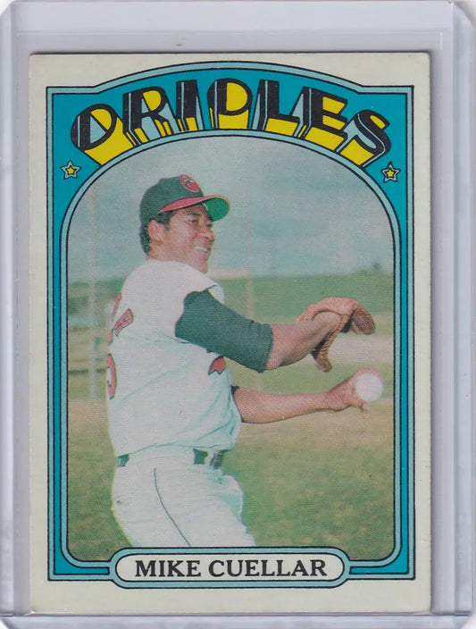 1972 Topps Baseball #70 Mike Cuellar - Baltimore Orioles - Baseball Card Single