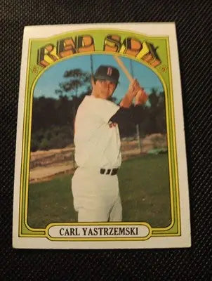 1972 Topps - Carl Yastrzemski #37. Boston Red Sox. EX+ - Baseball Card Single