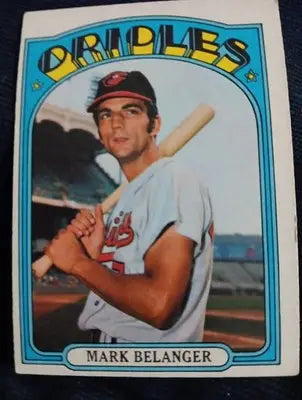 1972 Topps - Mark Belanger #456. Baltimore Orioles. EX - Baseball Card Single