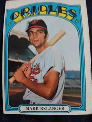 1972 Topps - Mark Belanger #456. Baltimore Orioles. EX - Baseball Card Single