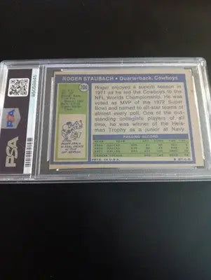 1972 Topps - Roger Staubach #200 (RC) - PSA 4 - HOF - Great Eye Appeal. VG-EX