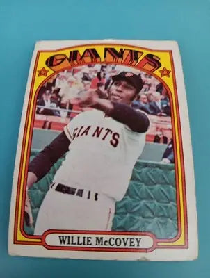 1972 Topps - Willie McCovey #280. Giants. VG - Baseball Card Single