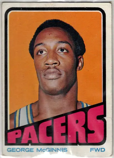 George McGinnis basketball card from 1973-74 Topps ABA NBA base card series