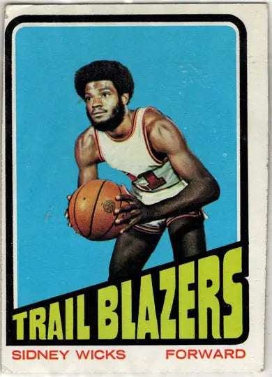 Sidney Wicks basketball card from the 1973-74 Topps ABA NBA base card collection