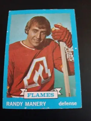 1973-74 Topps - Randy Manery #131. Flames. NHL. EX