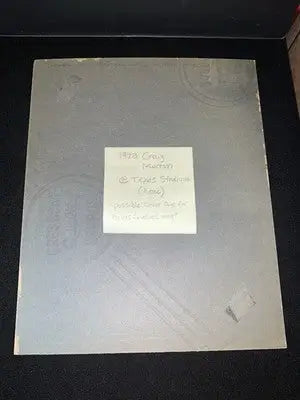 1973 Craig Morton Dave Campbell’s Magazine Dallas Cowboys 8x10 Proof Board Photo - Sports Memorabilia