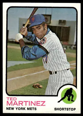 Ted Martinez baseball card from the 1973 Topps #161 collection featuring Martinez