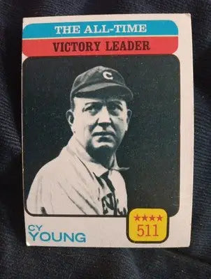 1973 Topps - All-Time Leaders Cy Young #477. 511 Wins. VG+ - EX - Baseball Card Single