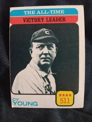 1973 Topps - All-Time Leaders Cy Young #477. 511 Wins. VG+ - EX - Baseball Card Single