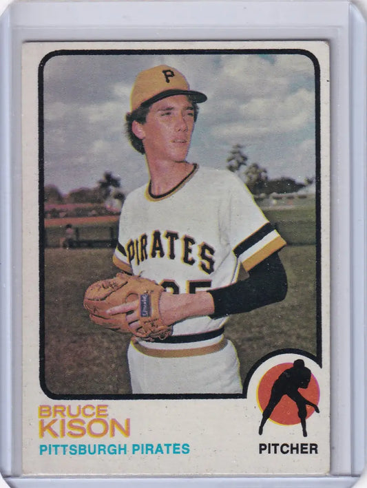 1973 Topps Baseball #141 Bruce Kison card featuring the Pittsburgh Pirates