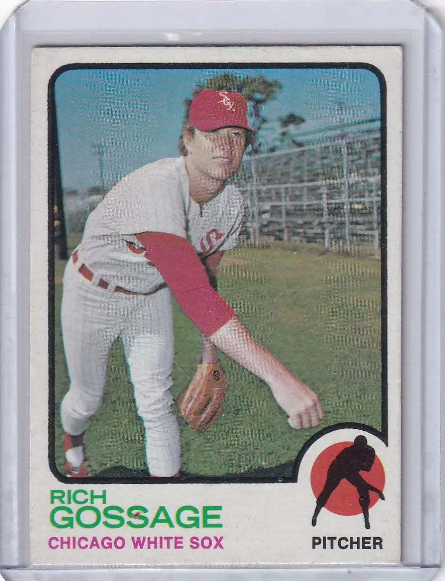 1973 Topps Baseball #174 Rich Gossage Chicago White Sox rookie card image