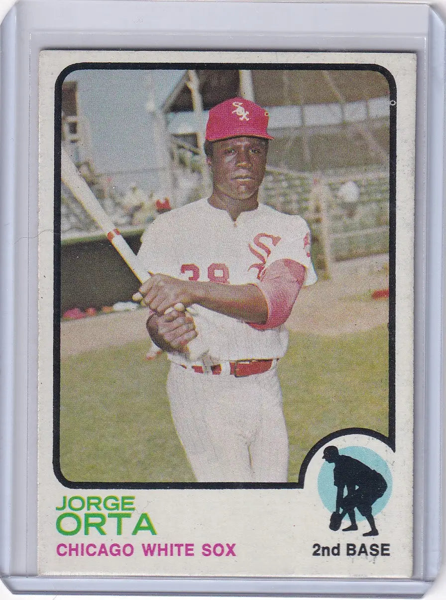 1973 Topps Baseball #194 Jorge Orta Chicago White Sox rookie card image