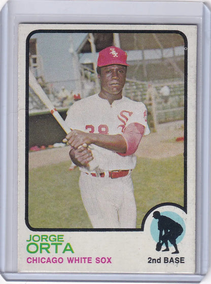 1973 Topps Baseball #194 Jorge Orta Chicago White Sox rookie card image