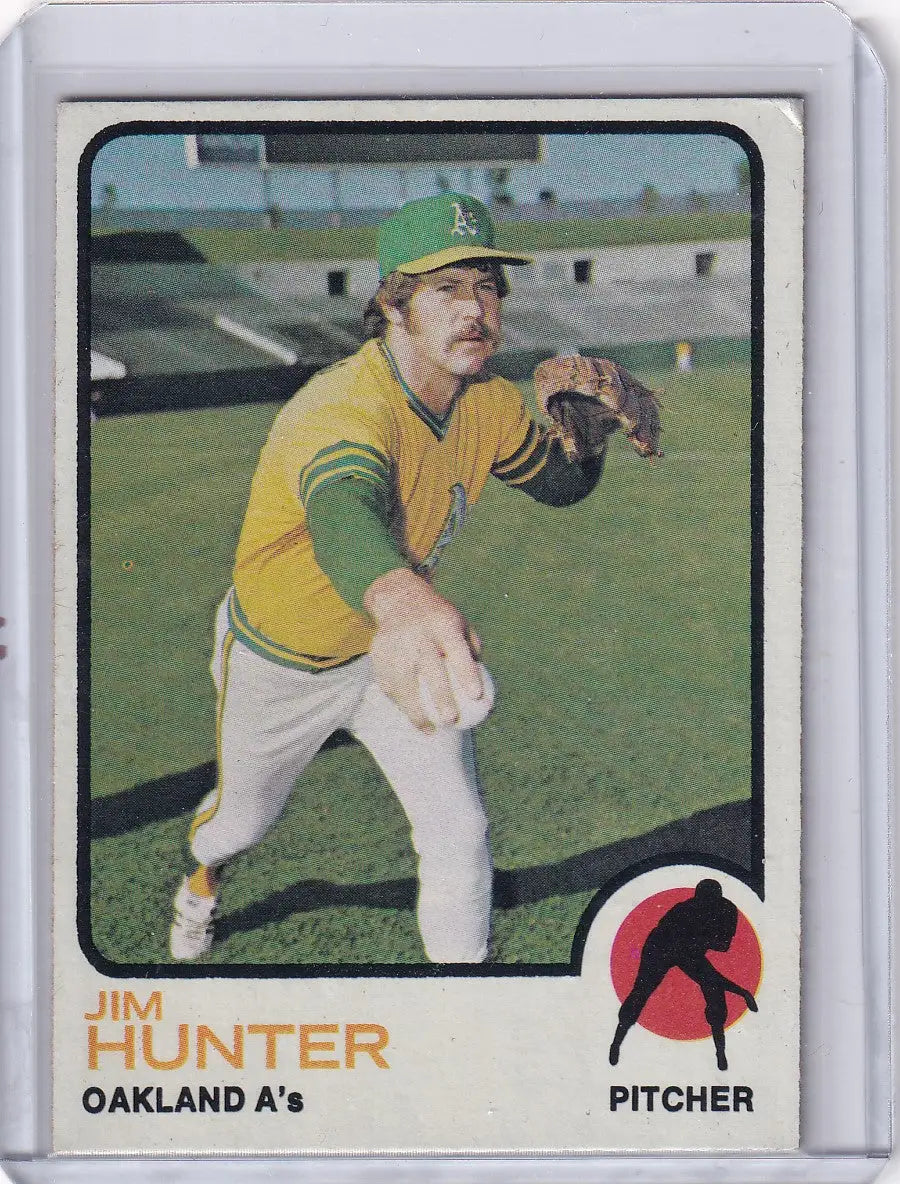1973 Topps Baseball #235 Jim Hunter - Oakland Athletics