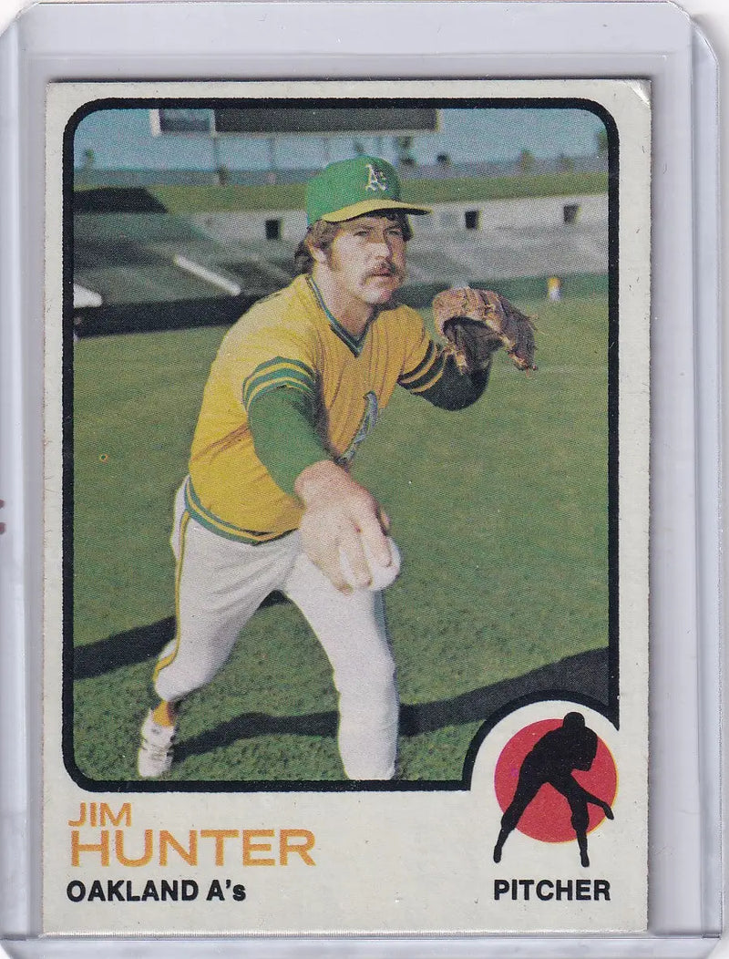 1973 Topps Baseball #235 Jim Hunter - Oakland Athletics