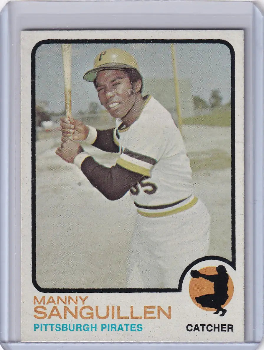 1973 Topps Baseball #250 Manny Sanguillen - Pittsburgh Pirates