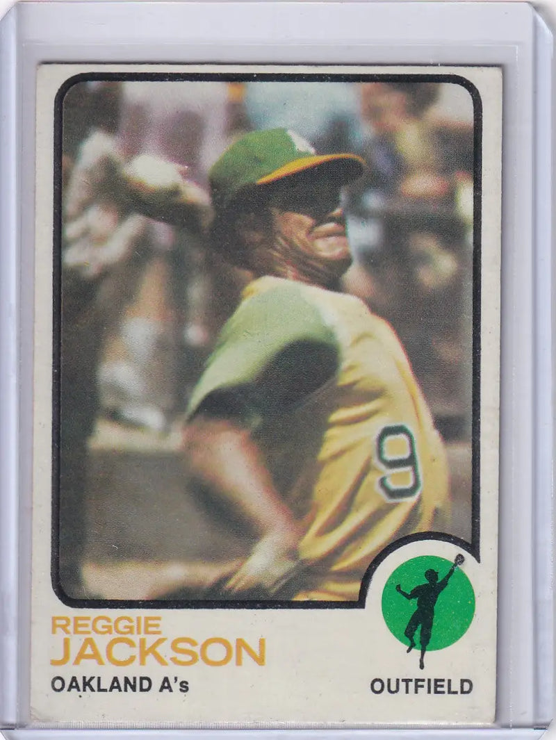 1973 Topps Baseball #255 Reggie Jackson - Oakland Athletics